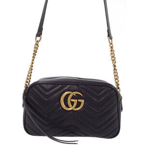 Gucci GG Marmont Quilted Shoulder Bag Semi